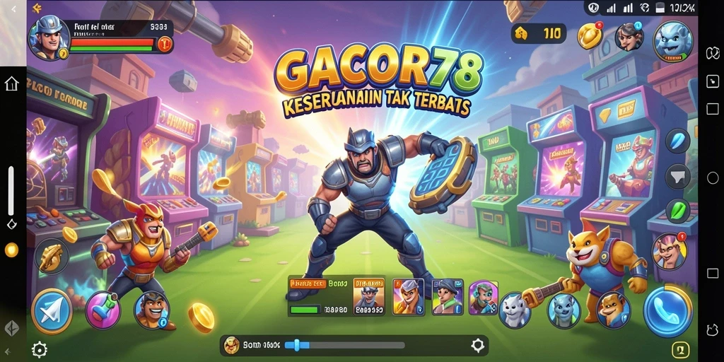 Tampilan gameplay seru dari GACOR78 dengan grafik yang menarik.