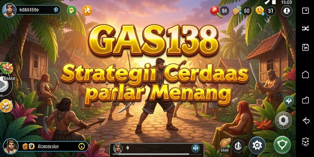 Tampilan gameplay <strong>GAS138</strong> dengan pertempuran strategis dan pengelolaan sumber daya.