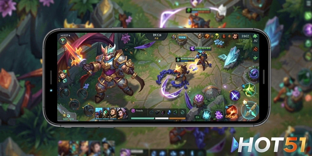 Tampilan gameplay HOT51 yang seru dan mendebarkan saat pertempuran berlangsung.