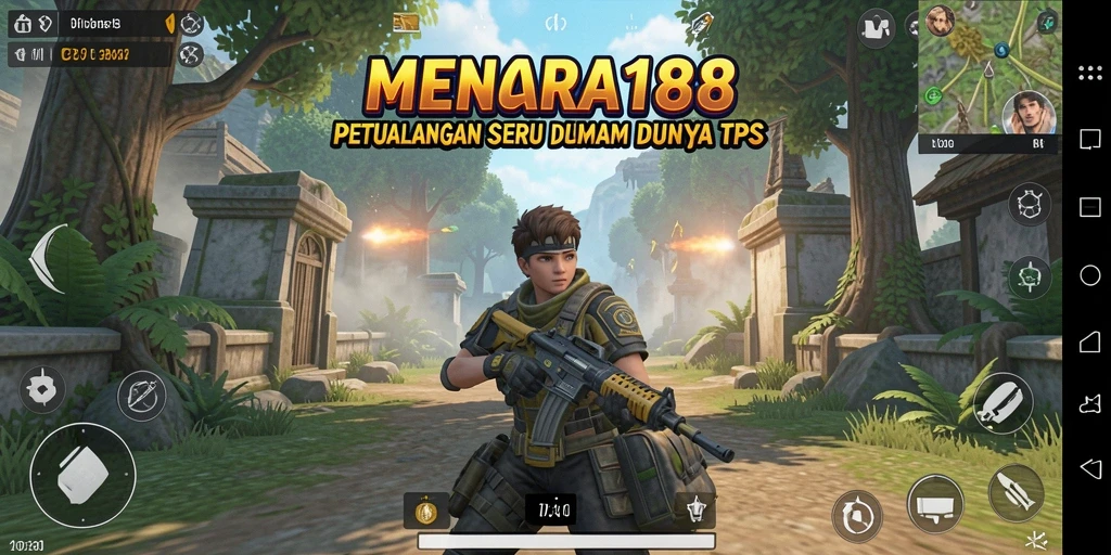 Screenshot menampilkan aksi seru dalam permainan TPS MENARA188.