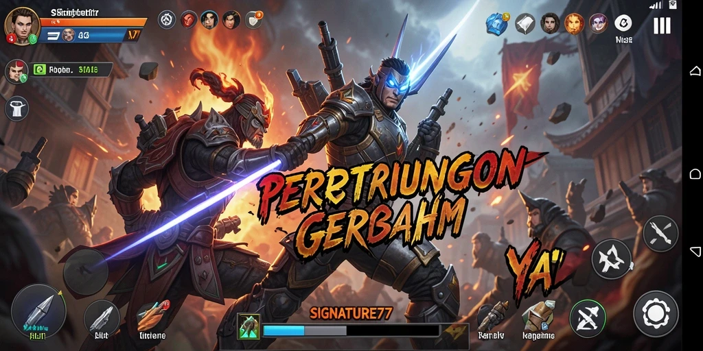 Tampilkan aksi pertarungan yang mendebarkan di SIGNATURE77.