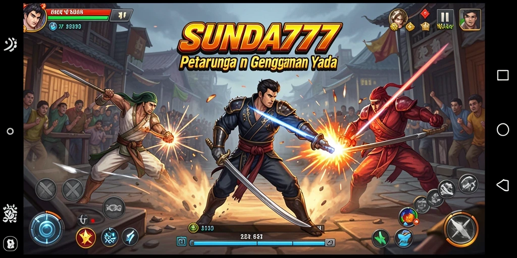 Tampilan gameplay SUNDA777 yang mendebarkan dengan pertarungan epik.