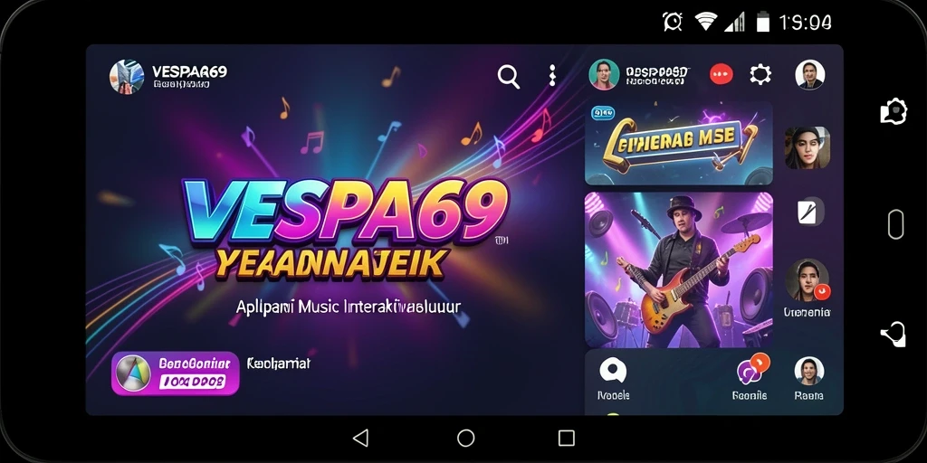 Tampilan gameplay interaktif VESPA69 yang memukau.