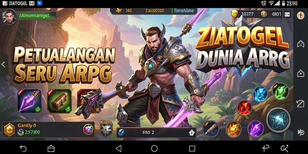 Tampilan gameplay menegangkan ZIATOGEL dengan karakter yang beraksi.